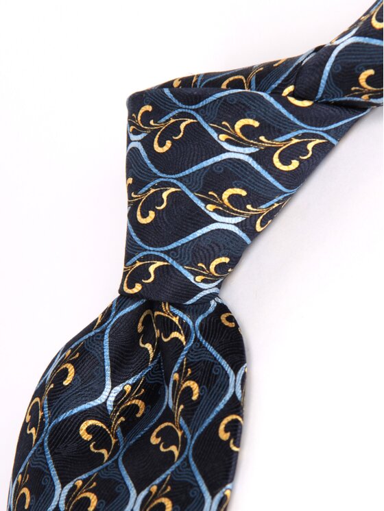 ELSNER ELSNER Γραβάτα JEDWAB PRINT ŻAKARD A1154 Σκούρο μπλε