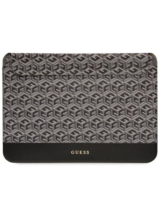 Etui na laptopa Guess, Czarny, do 16 cal