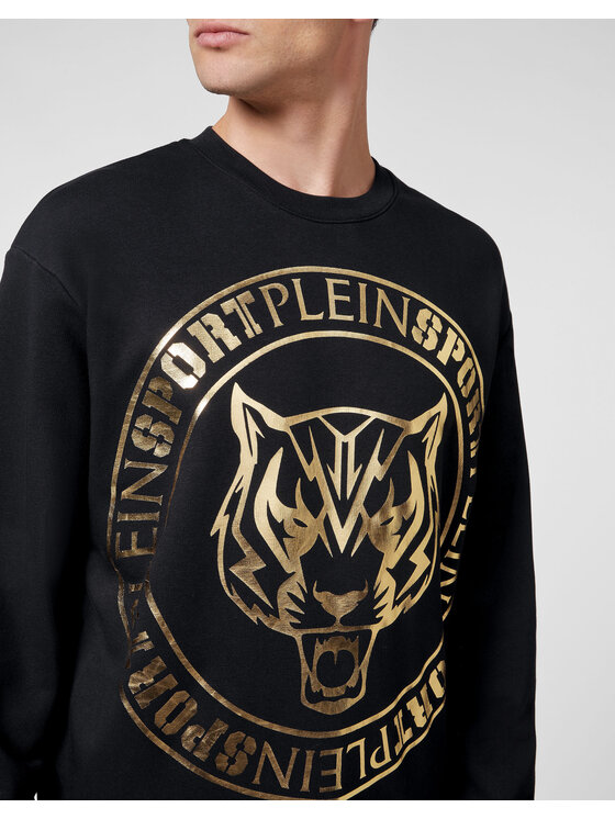 Plein Sport Plein Sport Longsleeve 473 Czarny Regular Fit