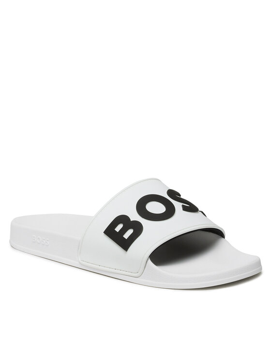 BOSS Boss Ciabatte Kirk 50488911 10248517 01 Bianco