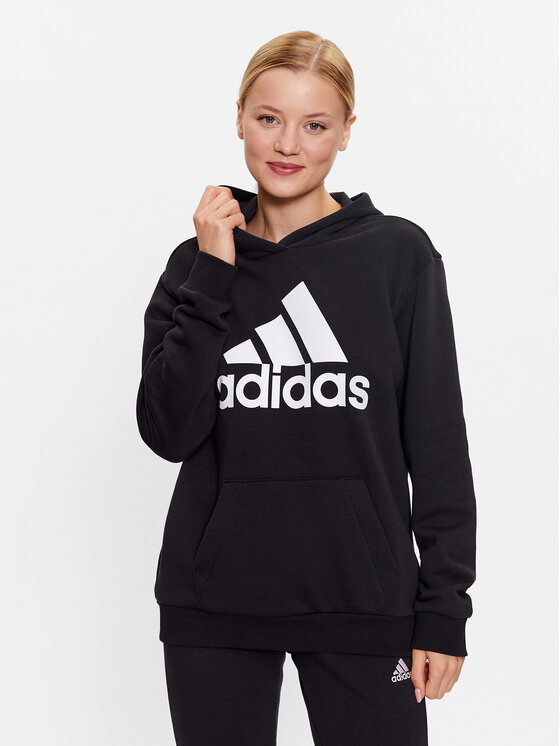 adidas Mikina HZ5804 Čierna Loose Fit