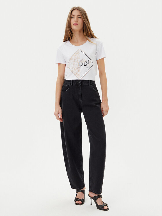 Gaudi Gaudi T-shirt 511BD64039 Bijela Regular Fit