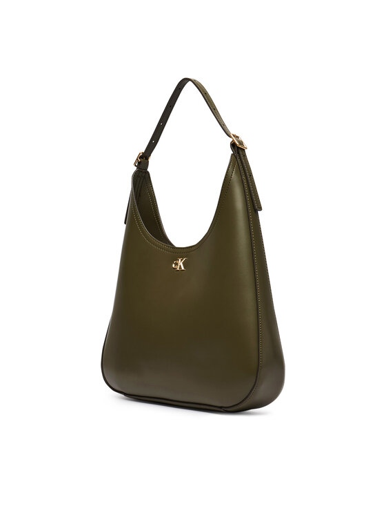 Calvin Klein Calvin Klein Τσάντα Ck Medium Shoulder Bag LV04F3522G Σκούρο πράσινο