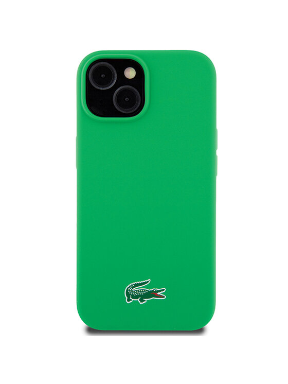 Lacoste Lacoste Etui na telefon iPhone 15 Plus / 14 Plus Zielony