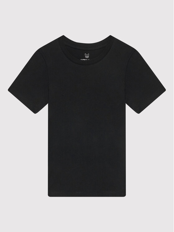 Jack&Jones Junior Jack&Jones Junior Marškinėliai Basic Tee Juoda Regular Fit