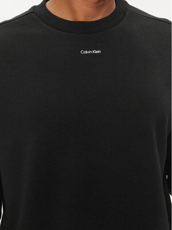 Calvin Klein Calvin Klein Džemperis Nano Logo K10K112870 Juoda Regular Fit