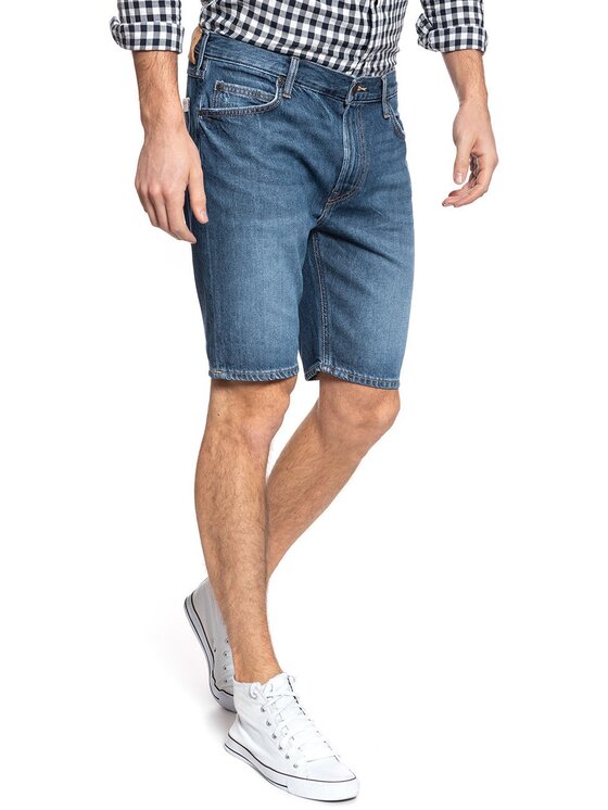 Lee Lee Pantaloncini di jeans RIDER SHORT Blu Slim Fit