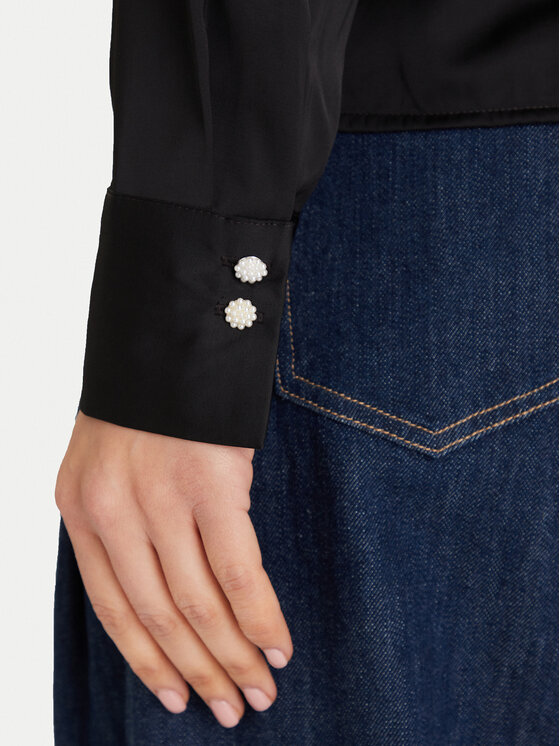 ONLY ONLY Särkpluus Mika 15361191 Must Regular Fit