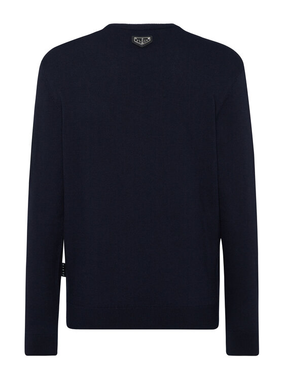 PHILIPP PLEIN PHILIPP PLEIN Longsleeve 22873 Blu scuro Regular Fit