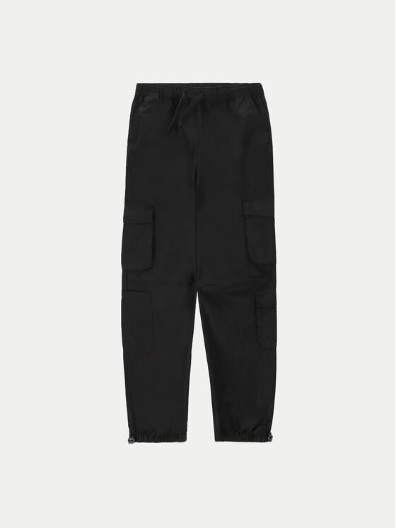 Coccodrillo Coccodrillo Kalhoty z materiálu WC4119101CEJ Černá Regular Fit