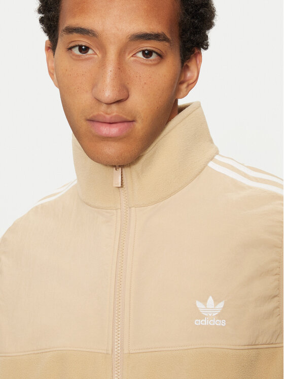 adidas adidas Kamizelka adicolor 3-Stripes IZ2483 Beżowy Regular Fit