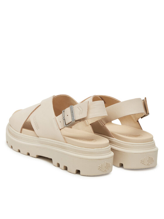 Palladium Palladium Sandały Pallacruise Crossed 94461-175-M Écru