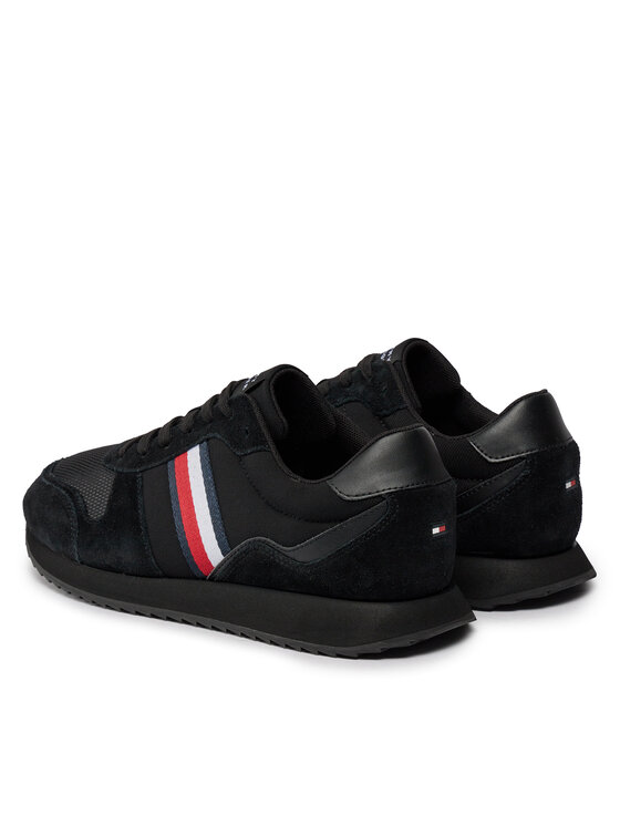 Tommy Hilfiger Tommy Hilfiger Superge Runner Evo Mix Ess FM0FM04886 Črna