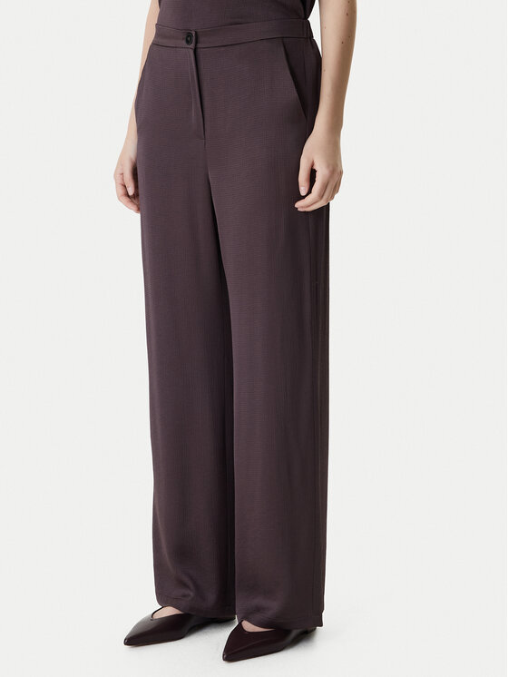Marella Marella Spodnie materiałowe Emme by Marella Robinia2 2615131281 Brązowy Straight Fit