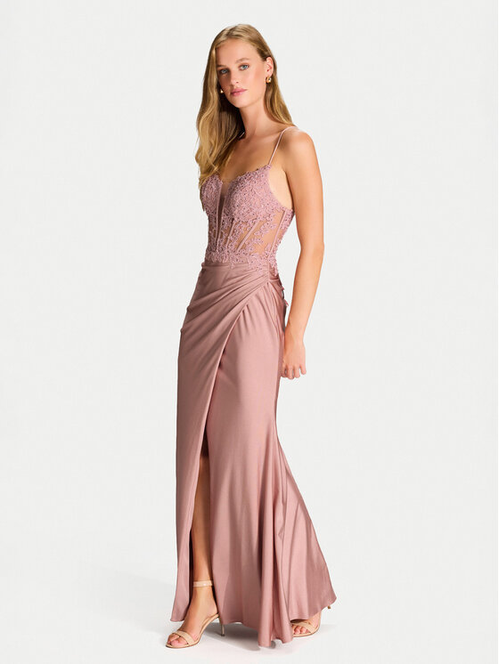 Hey Kyla Hey Kyla Abendkleid 5AI058HK Rosa Regular Fit