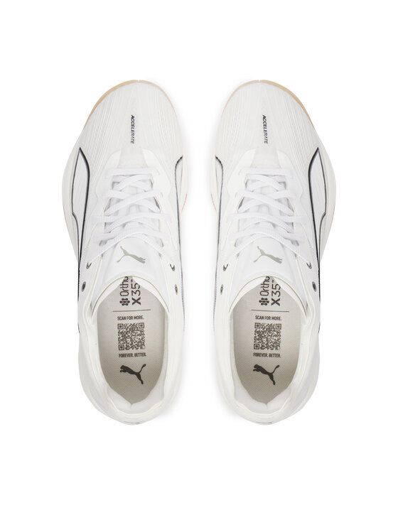 Puma Puma Обувки за зала Accelerate Nitro SQD 5 109016 02 Бял