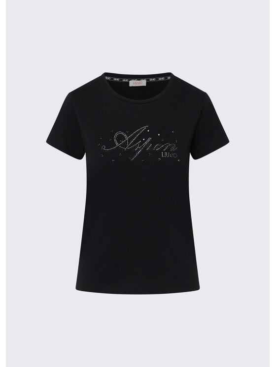 Liu Jo Liu Jo T-shirt TF6241JS923L9584 Nero Regular Fit