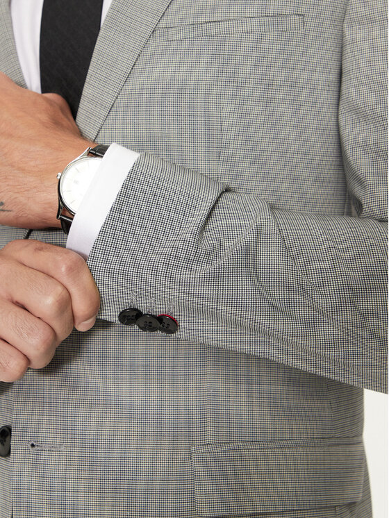 HUGO Hugo Odijelo Arti/Hesten232X 50519444 Siva Extra Slim Fit