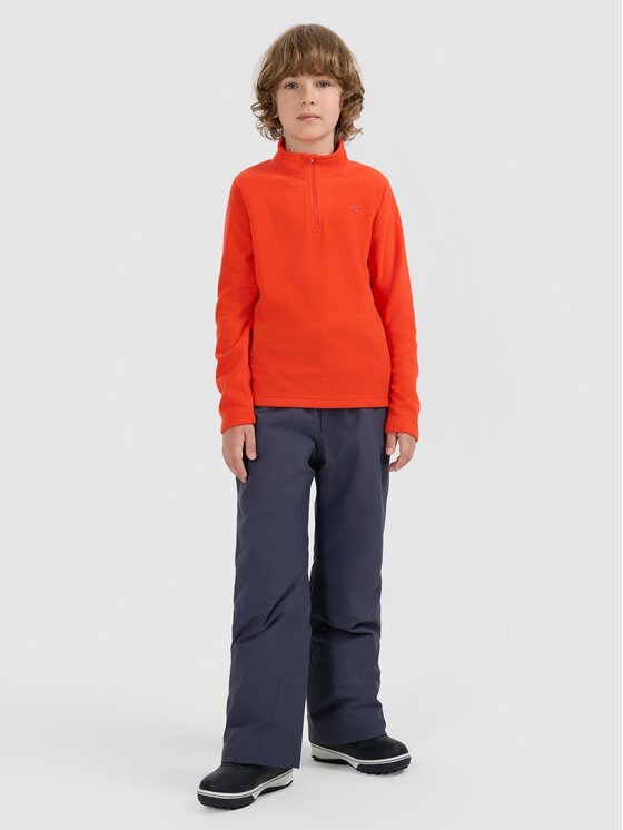 4F 4F Felpa di pile 4FJRAW25UFLEM072-62S Rosso Regular Fit