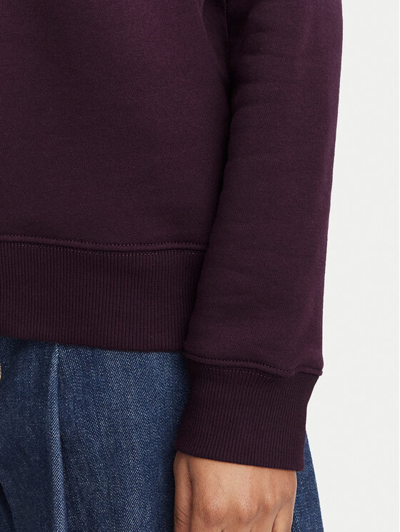 Tommy Jeans Tommy Jeans Bluza DW0DW19959 Bordowy Regular Fit