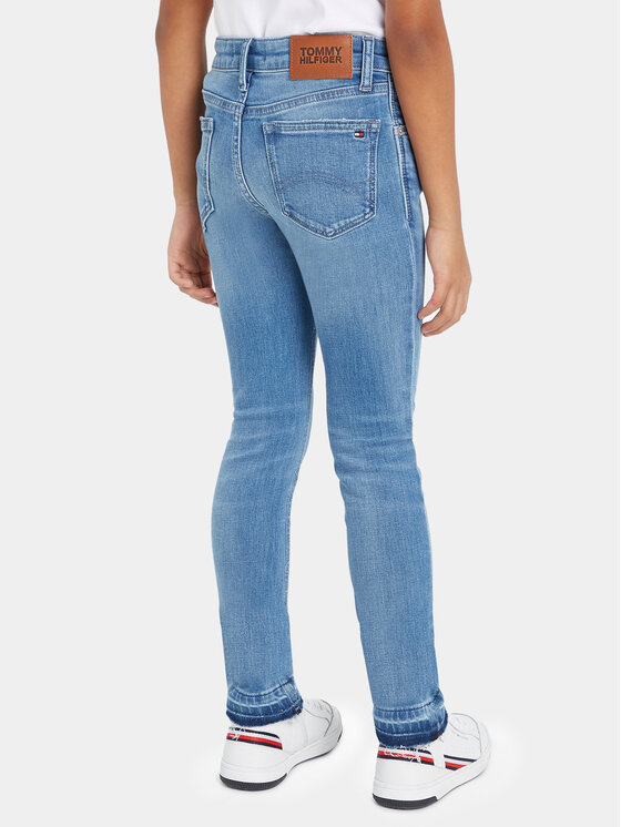 Tommy Hilfiger Tommy Hilfiger Farmer Nora KG0KG07528 Kék Slim Fit