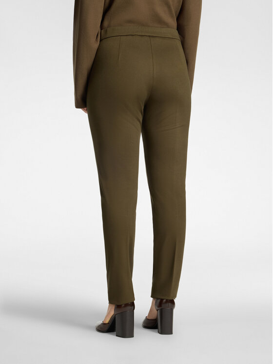 Elena Mirò Elena Mirò Spodnie materiałowe P803P000578N035 Zielony Slim Fit