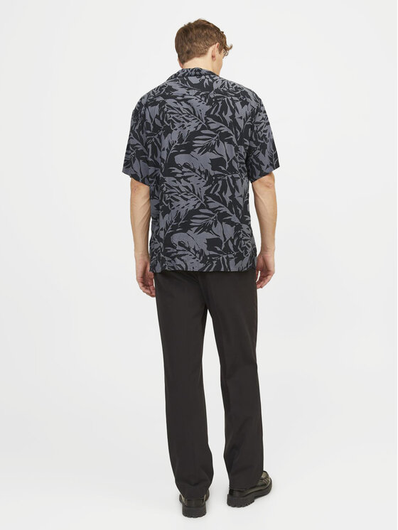 Jack&Jones Jack&Jones Риза Monochrome Resort 12249210 Сив Relaxed Fit