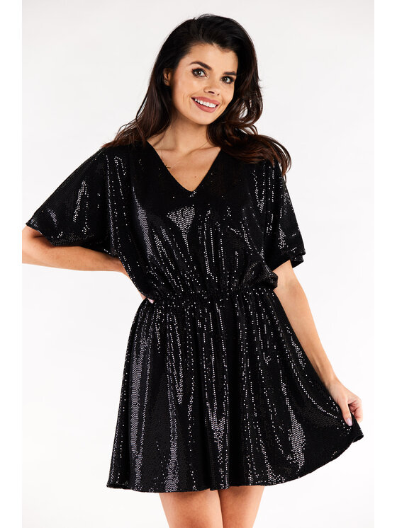 Awama Abito da sera A561 Nero Basic Fit