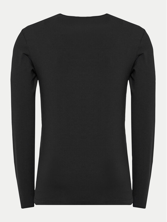 Versace Versace Longsleeve AUU01007 1A10011 Schwarz Regular Fit