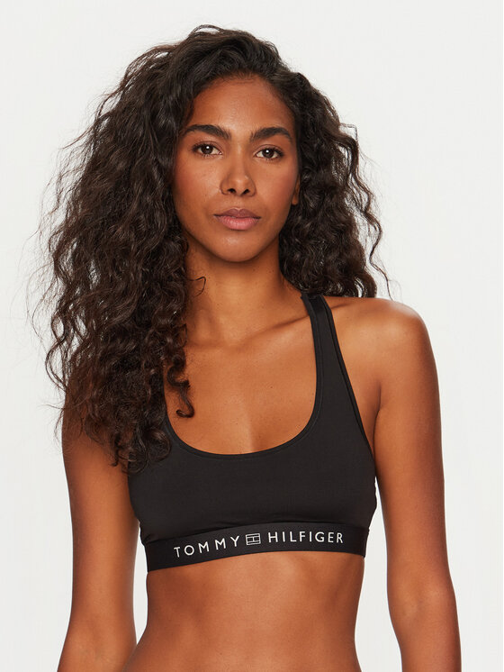 Tommy Hilfiger Top Grudnjak UW0UW05498 Crna