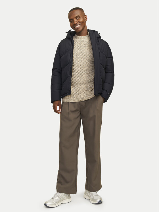 Jack&Jones Jack&Jones Зимно яке World 12259850 Черен Regular Fit