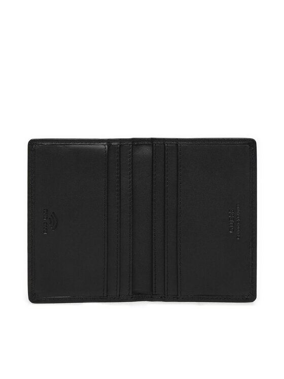 Guess Guess Etui na karty kredytowe SMFISE LEA56 Czarny