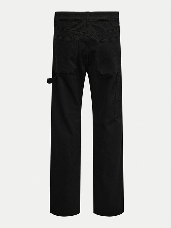 Only & Sons Only & Sons Jeansy 22030974 Černá Straight Fit