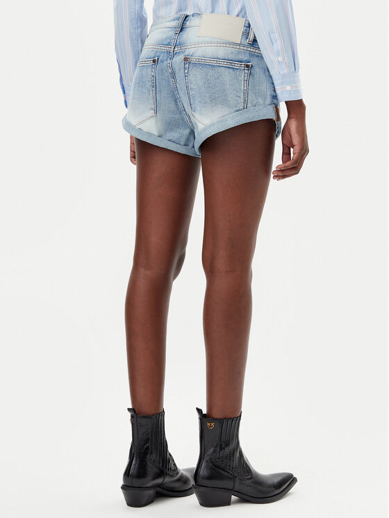 One Teaspoon One Teaspoon Pantaloni scurți de blugi Bandits 26785 Albastru Regular Fit