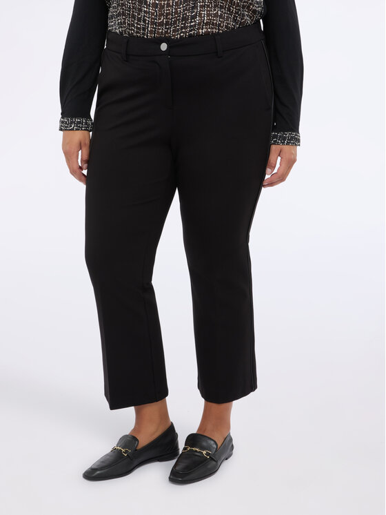 Fiorella Rubino Fiorella Rubino Spodnie materiałowe P709L002235N033 Czarny Flare Fit