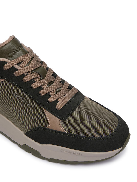 Calvin Klein Calvin Klein Snīkeri City Runner Laceup Ny-Su HM0HM02308 Haki