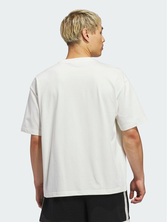 adidas adidas T-Shirt 158685 Biały Oversize