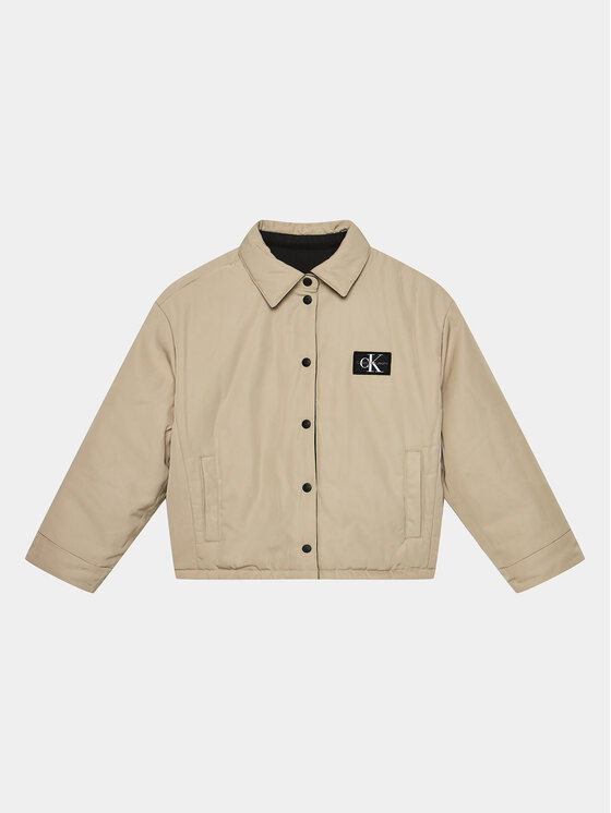 Calvin Klein Jeans Calvin Klein Jeans Преходно яке Skater IU0IU00541 Черен Regular Fit