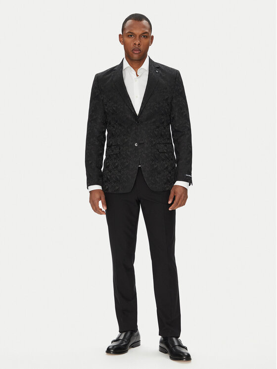 KARL LAGERFELD KARL LAGERFELD Sako 155200 553038 Černá Slim Fit