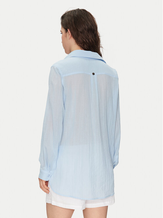 Seafolly Seafolly Camicia Breeze 54795-TO Celeste Regular Fit