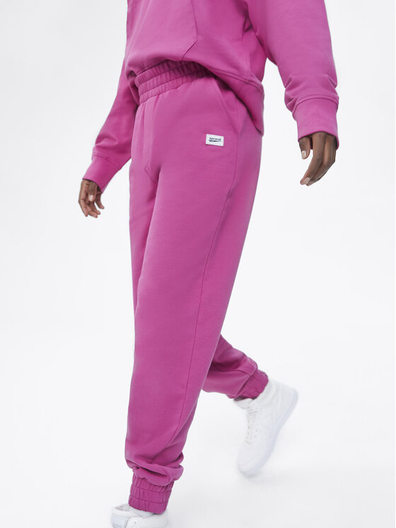 Sprandi Sprandi Spodnie dresowe SP22-SPD102 Różowy Relaxed Fit