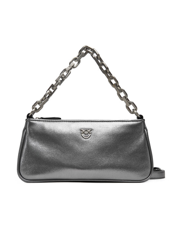 PINKO PINKO Сумка Half Moon Baguette Mini AI 25-26 PLTT 105069 A2O9 Срібний