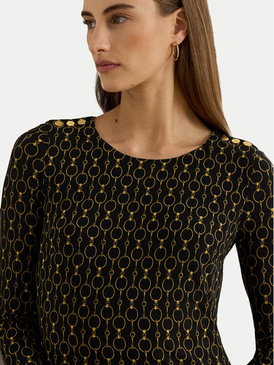 LAUREN RALPH LAUREN LAUREN RALPH LAUREN Hétköznapi ruha 200980037001 Fekete Slim Fit