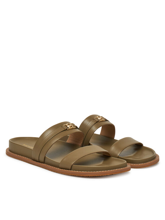 MICHAEL Michael Kors MICHAEL Michael Kors Klapki Mandy Flat Sandal 40S5MAFS2L Zielony