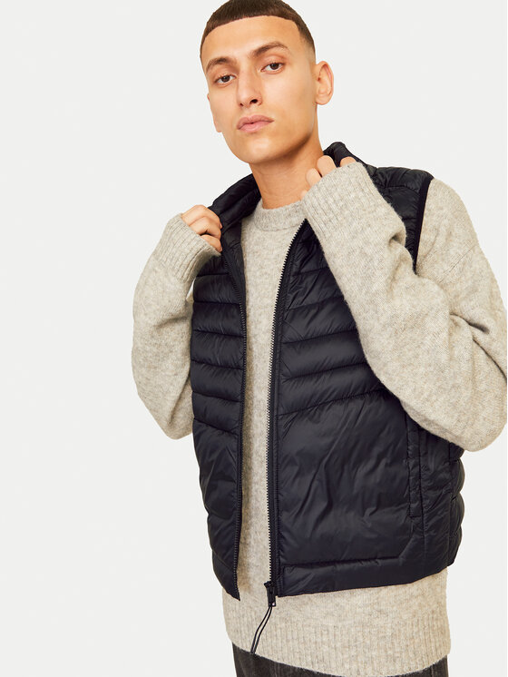 Jack&Jones Jack&Jones Γιλέκο Sprint 12258457 Μαύρο Regular Fit