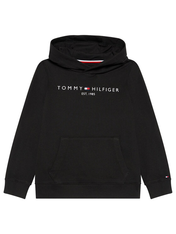 Tommy Hilfiger Tommy Hilfiger Džemperis Essential Hoody KS0KS00213 Juoda Regular Fit