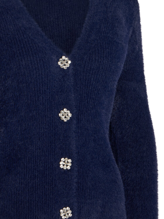 Morgan Morgan Кардиган 252-MCLEMI Cиній Regular Fit