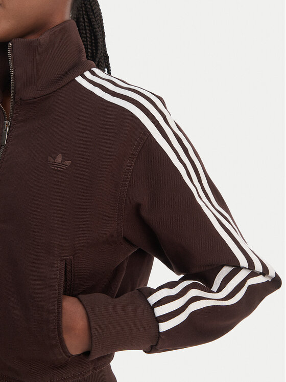 adidas adidas Bluza Firebird KD2937 Brązowy Regular Fit