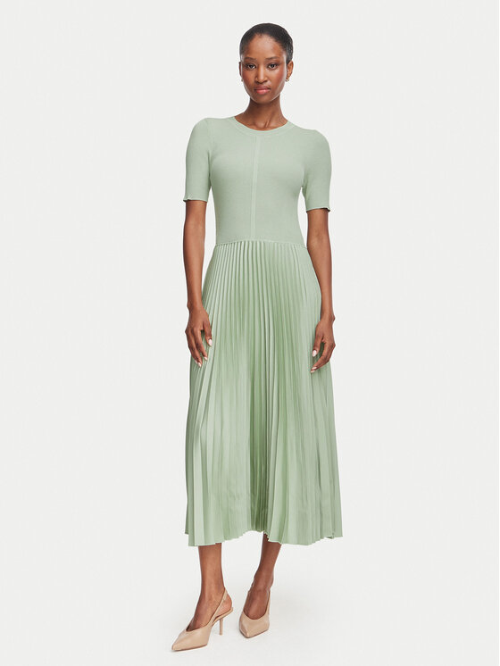 BOSS BOSS Sukienka codzienna Fadridi 50535658 Zielony jasny Regular Fit