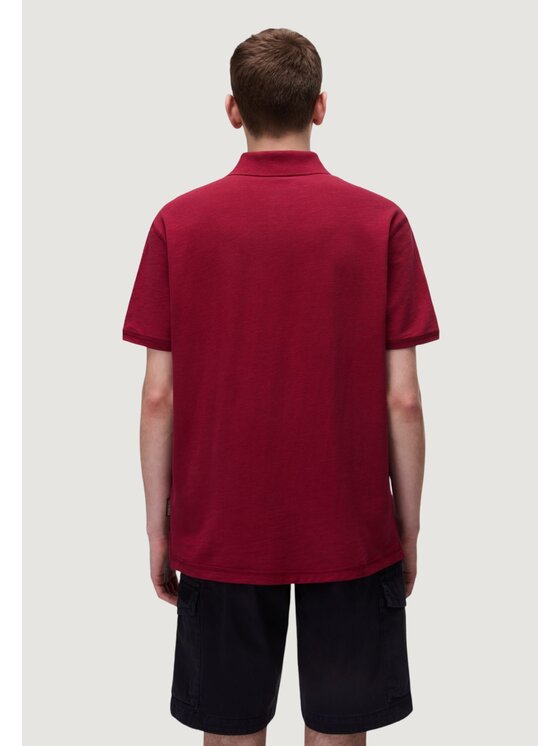 Napapijri Napapijri Polo EBEA 2 Bordeaux Casual Fit